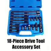 件套套件套装 附件加长扳手 套件工具驱动加长棘轮套筒18