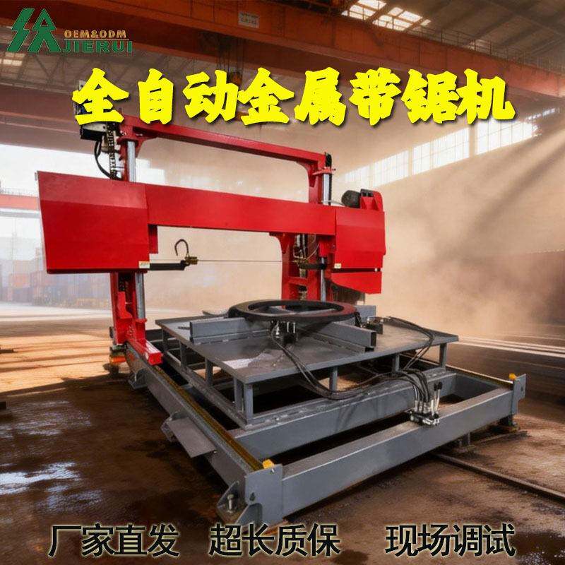 全自动金属带锯机数控切割金属型材带锯床厂家泡沫铝切割机厂家