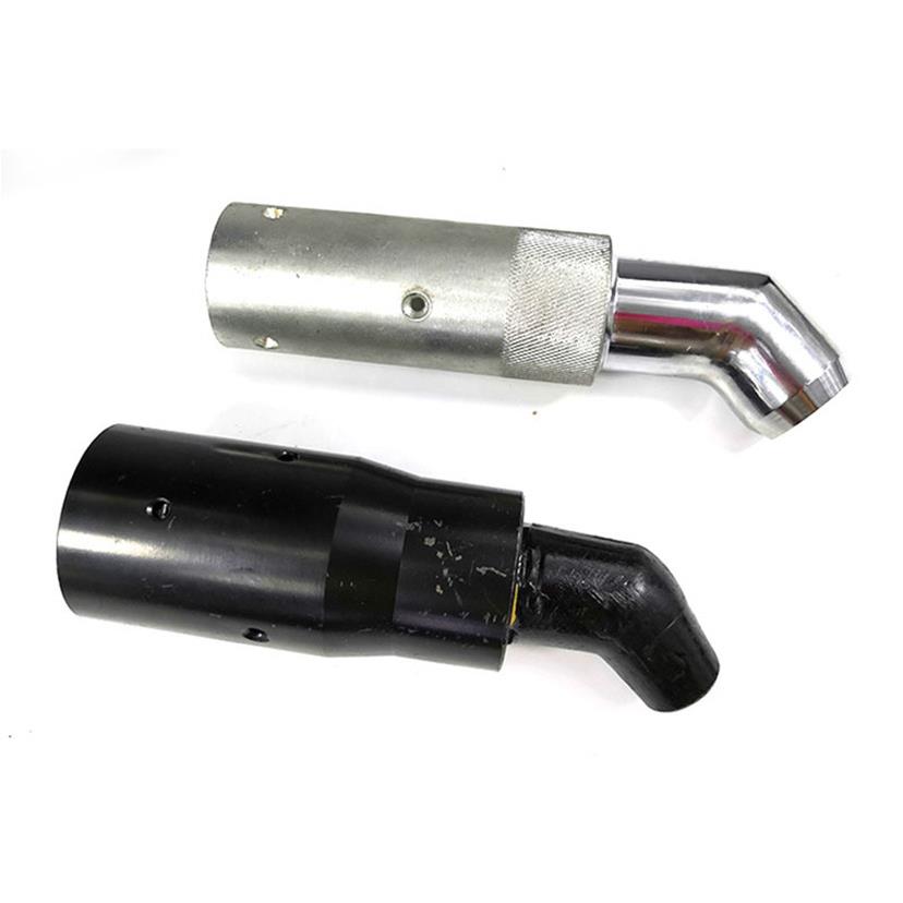 45度钨钢弯头 喷砂枪头 管道内壁喷砂器喷头喷沙嘴内壁喷砂头