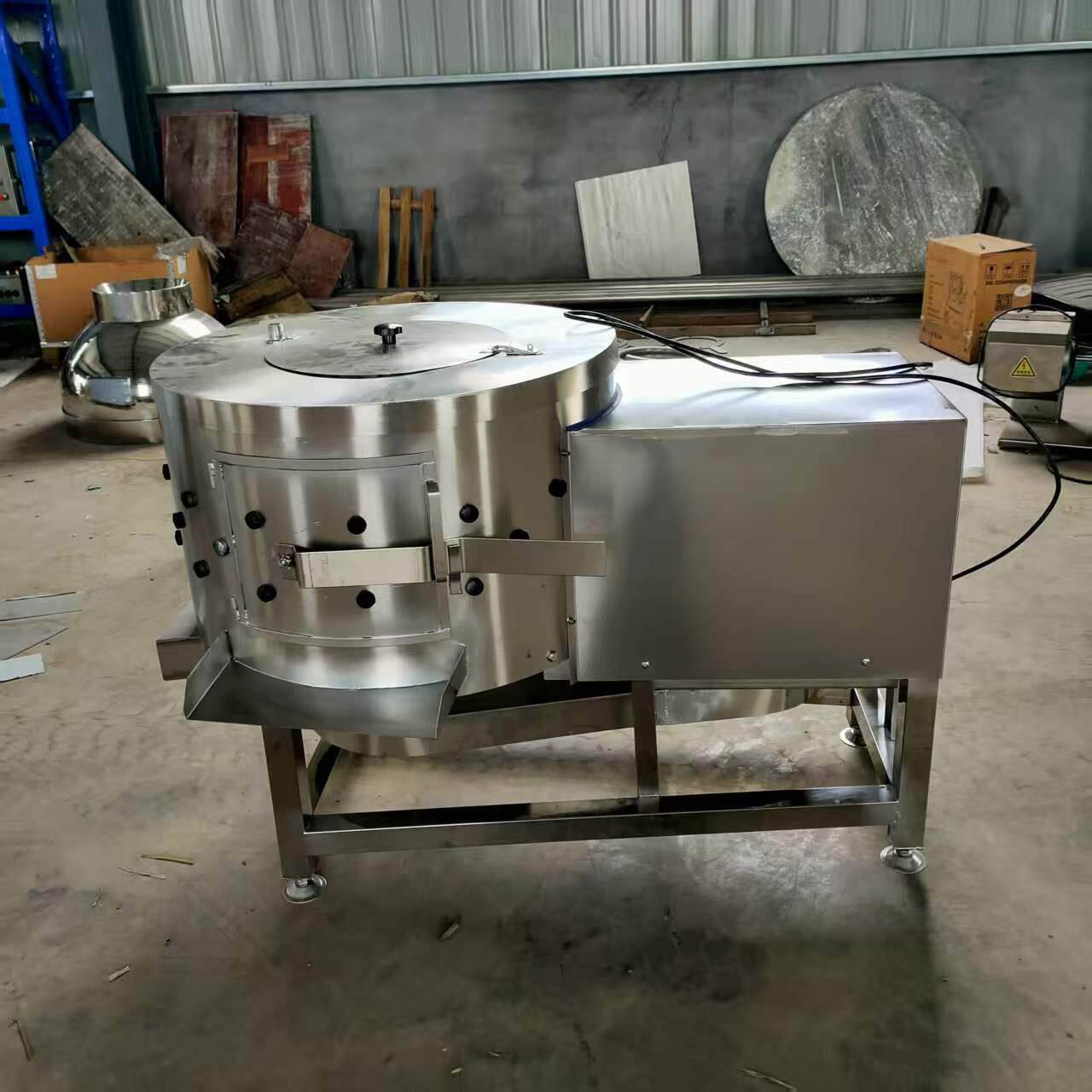 304不锈钢角铁洗肚刮毛机 牛筋胶棒打毛洗肚机