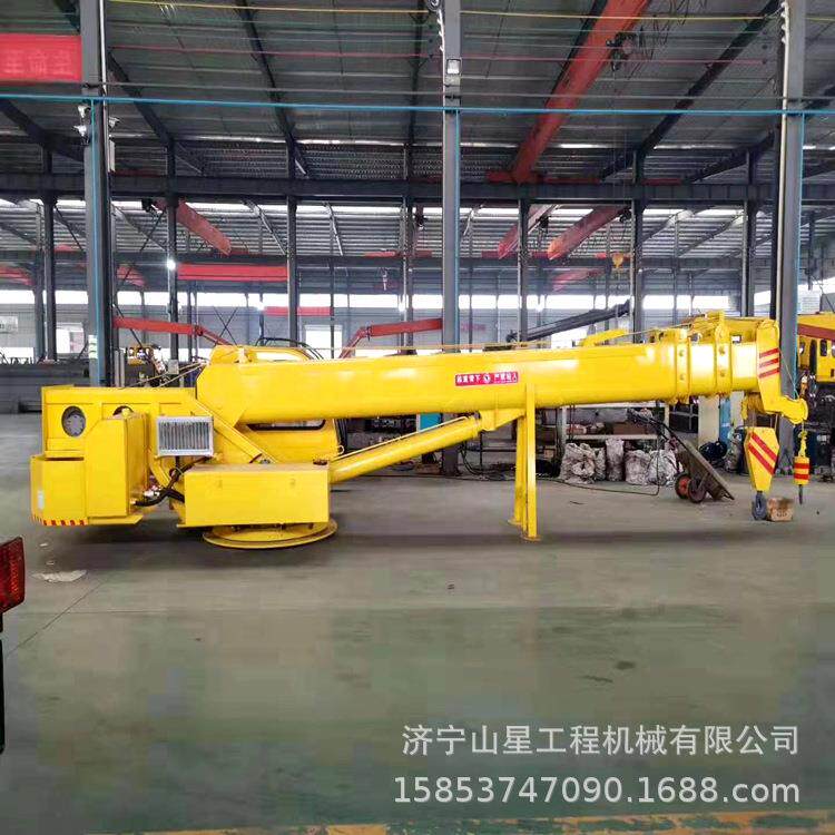 海上货船用固定式吊机-25T船吊现货伸缩起重臂60º旋转克令吊