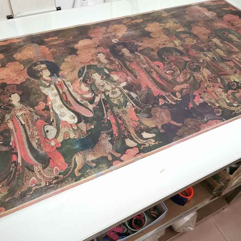 佛像画法海寺壁画帝释天