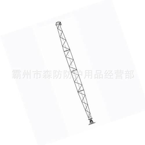 电力施工格构式单抱杆吊装组立杆塔铝合金格构式单抱杆LBD500-15A