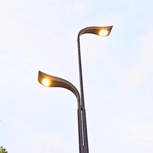 LED电路灯智慧路灯景观灯高杆灯庭院灯市政单臂双臂路灯杆深圳款