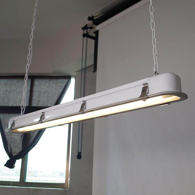 服装店吊灯工作室设计师饭厅吧台咖啡厅酒吧复古白色工业防风灯具