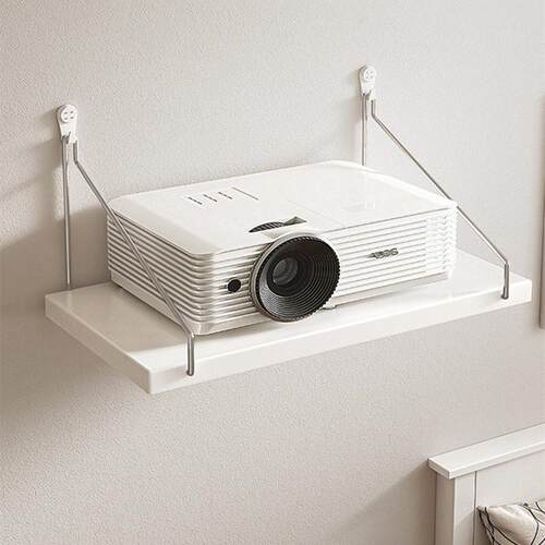 Wall-mounted bookshelf, projector wall mount, wall shelf, wa