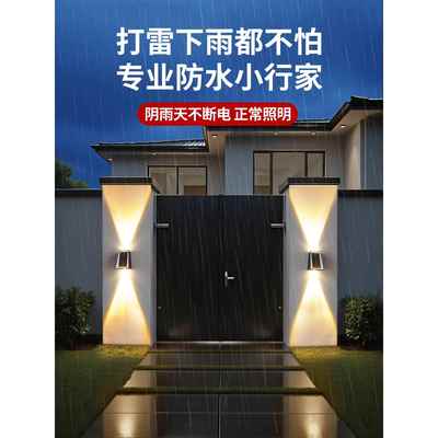 ?太庭阳大门农村户外灯别墅阳洗墙灯-L台围墙照明口灯能院室外防