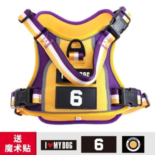 品质狗狗牵引绳 防爆冲把手胸背大型犬狗绳子反光宠物胸背带厂家