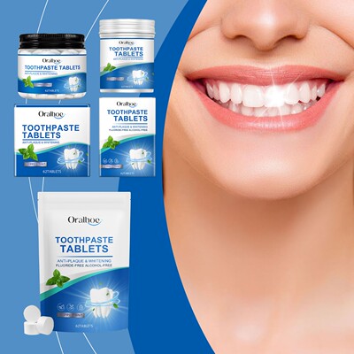 Oralhoe Mint Toothpaste Tablets Series - Caring for Teeth, C