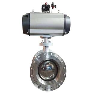 64Q气动上装 偏心球阀软密封球阀 DYQ640F 式