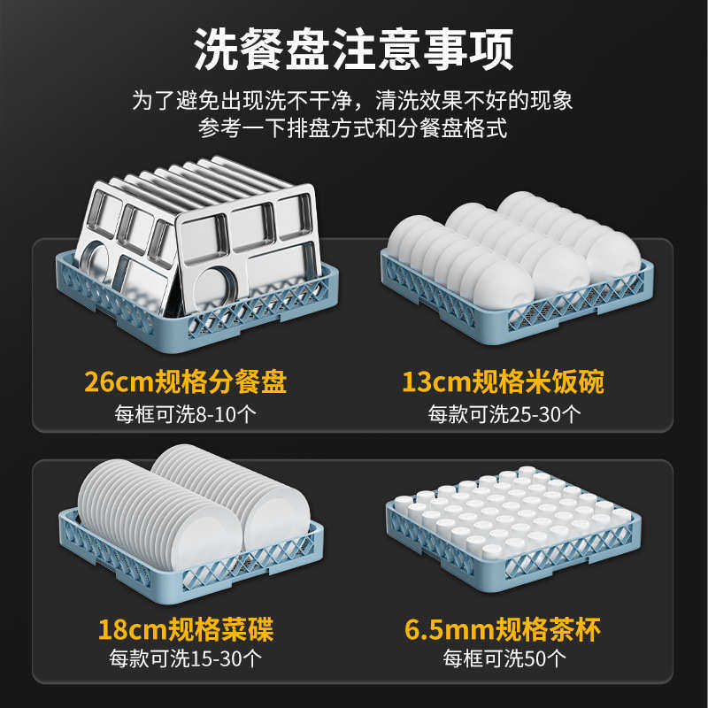 方厨揭盖式洗碗机商用全自动刷碗大型餐饮食堂饭店酒店洗杯机器