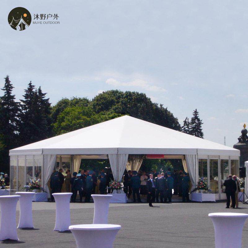 沐野户外大型装配式铝合金篷房仓储庆典活动展览帐篷欧式婚礼篷房