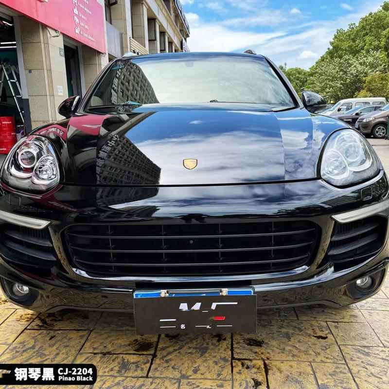 晶钢琴黑211水膜亮面汽车全车改护色贴膜车身整车漆面改装保车衣