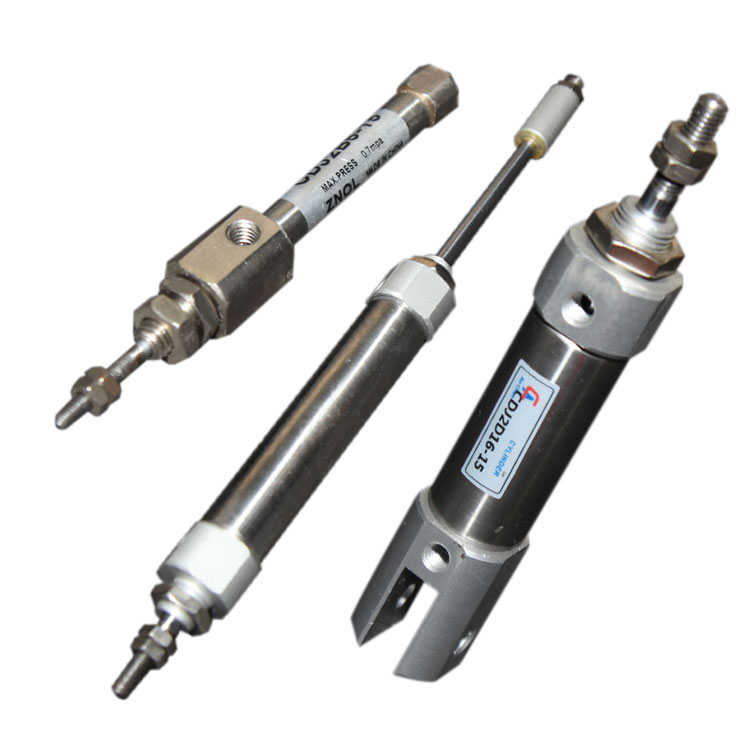 行程可调不锈钢迷你小型气缸气动CDJ2B16-10X15X20X25X30X50/75-B