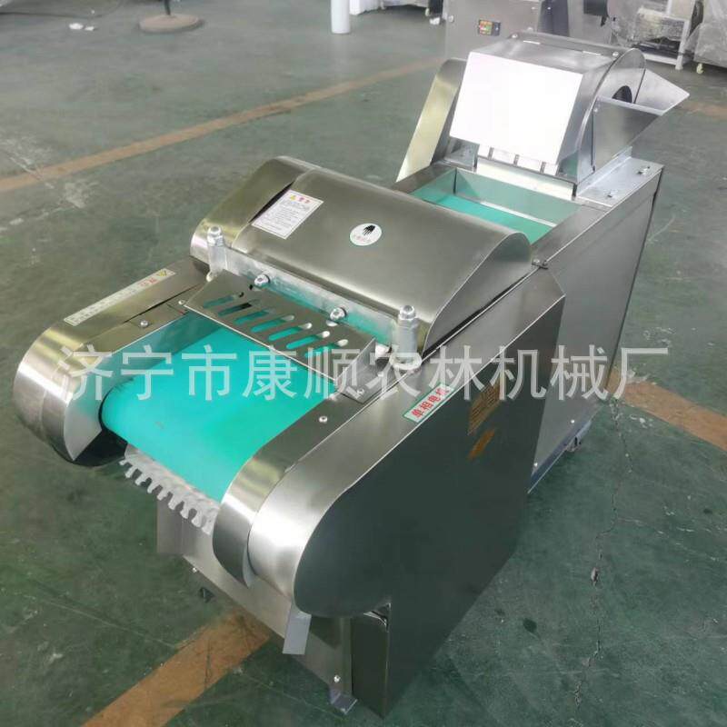 山东大双头切块丁沫机多少钱 果脯瓜果切丁机 大型全自动压面机