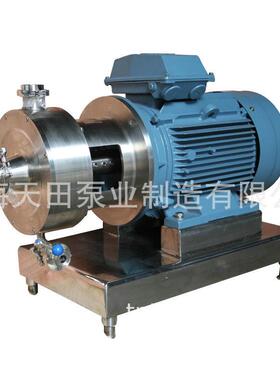乳化泵厂价直销 上海天田TRL型管线式高剪切均质乳化泵推荐