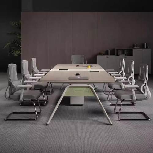 办公会GWW桌桌长简约现代会议室桌椅组合小议型会桌子接待洽谈议