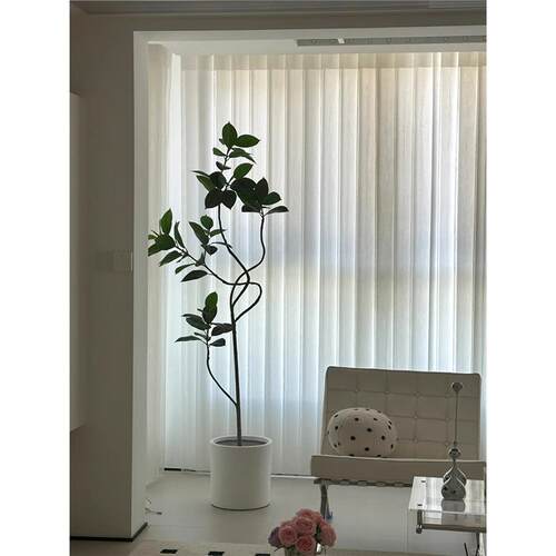 海虹景品仿真绿植橡皮树绿金刚仿生假植物高端轻奢大型落地盆栽