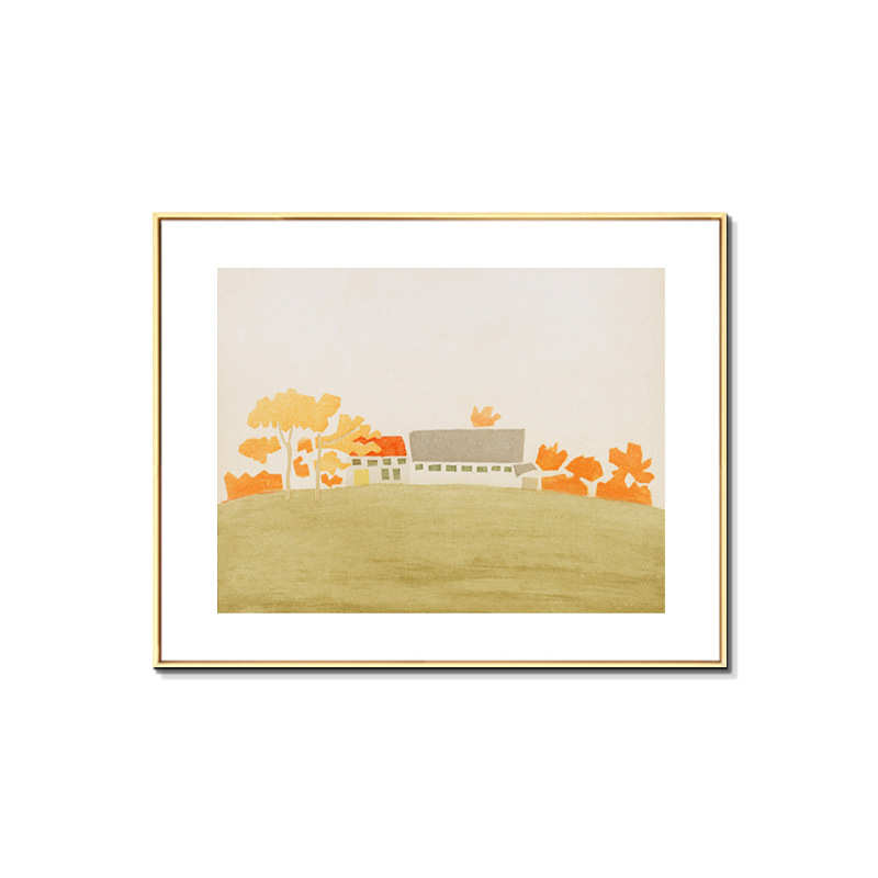 简约现代北欧莫兰迪色小众风景装饰画民宿文艺卧室床头墙壁挂画