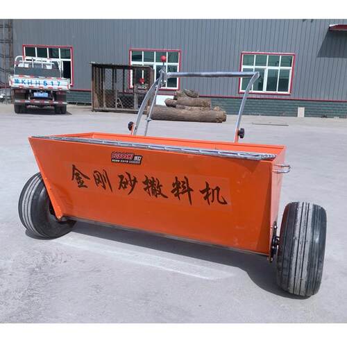 可以调的小型撒料机 混泥土地面撒砂机 手推金刚砂撒料机生产厂家