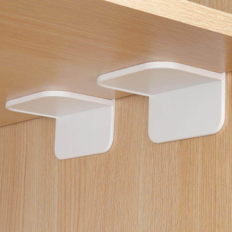 免打孔隔板托固定器层板托钉衣柜整体橱柜免钉黏贴支撑片隔板三角,基础建材,层板拖,淘宝优惠券,粉丝福利购,淘宝优惠卷