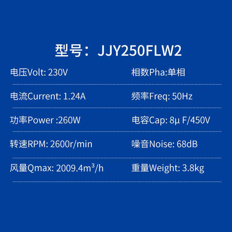 涡流式冷却后倾离心机风式机风空气处FEP理设备通风新风机组风扇