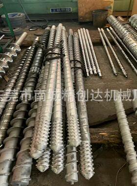 厂家直挤出机机 筒螺销杆挤机螺杆炮8523筒 挤出机出螺杆