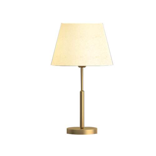 全铜台台灯室床头灯轻奢现简约家用布艺温D9112-L5馨客厅书房卧美