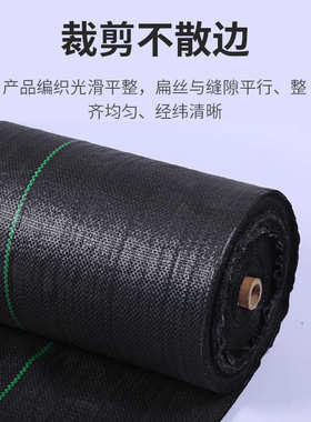 70g黑色PP除草布园林大棚农用园艺地布 保温抑草地布防草布批发