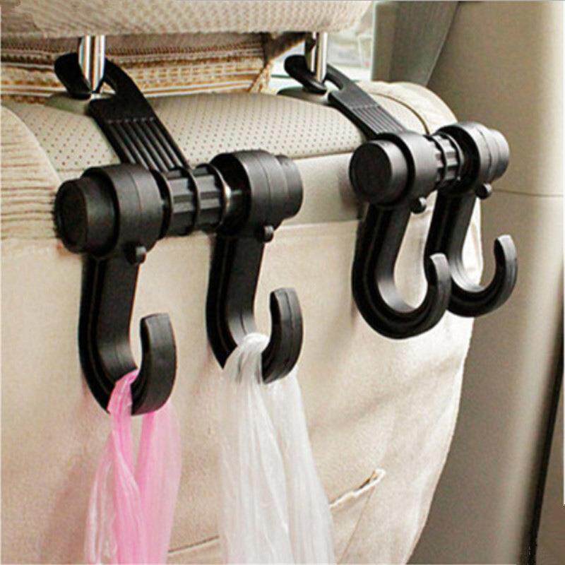 W5069 Dual Hook for Cars, Double Hook for Car Seat Backs, Mu