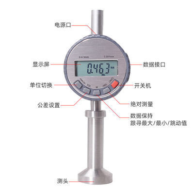 0显91XGR锚纹凹痕测度量仪8喷砂丸数表面 粗糙仪