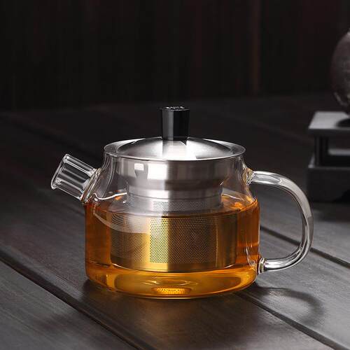 尚明电陶炉耐热玻璃茶壶不锈钢套装过滤单壶烧水壶泡茶器功夫