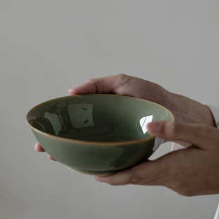 越窑龙泉青瓷壶承餐盘功夫茶具茶道配件干泡台食器碗 暮苍斋
