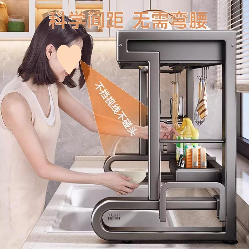多房功能特厚放碗架盘沥水架水池厨槽AL101927水槽置物架碗洗碗碗