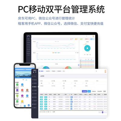 出租房R预S-485远程付费智能表 D电S2517单原致力相D壁挂智能电子