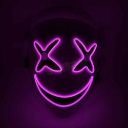 笑脸面具发光漆黑 子弹微笑蛭子影胤面具全鬼脸黑之契约者万圣节