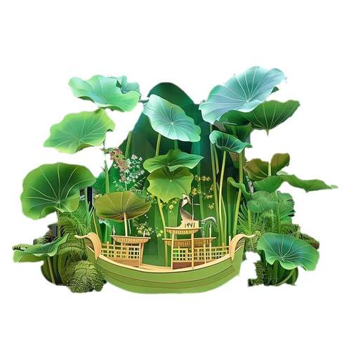 端午节美陈 2024年商场美陈布置 夏季室内DP点陈设美陈布景厂家