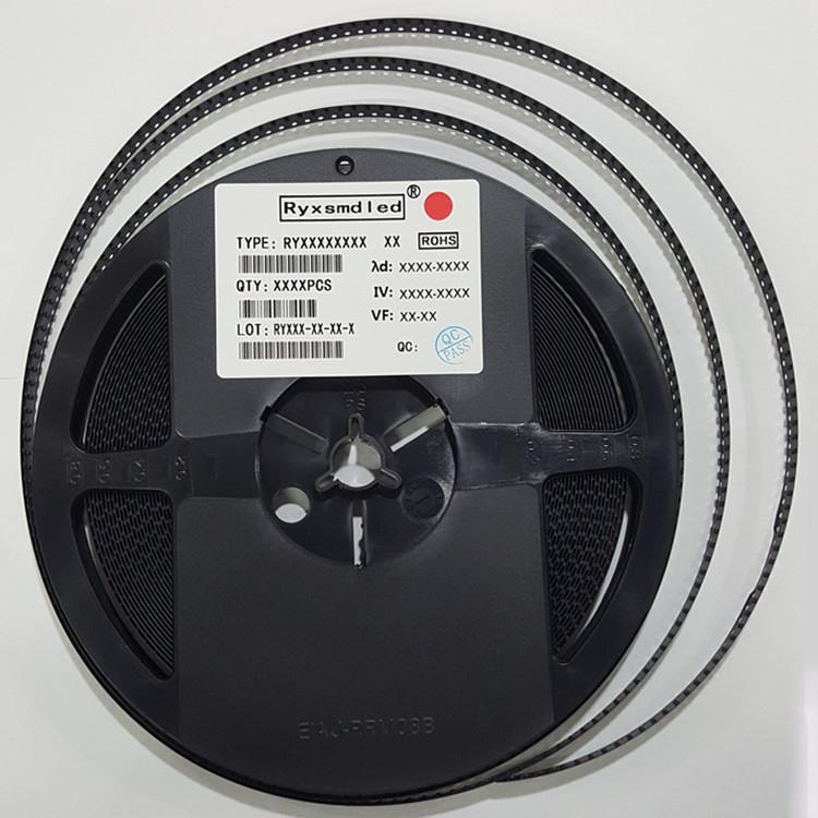 贴片led灯珠835红色凸头聚光316光球头圆红头带透2镜RYX2835S发2
