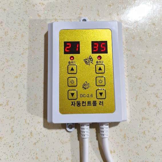 双控双开静音温控器调节器电热板电热膜专用开关调节温度智能恒温