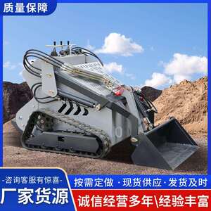 出口加拿大ZA450小型滑移装载机养殖场家用铲车履带式装载机