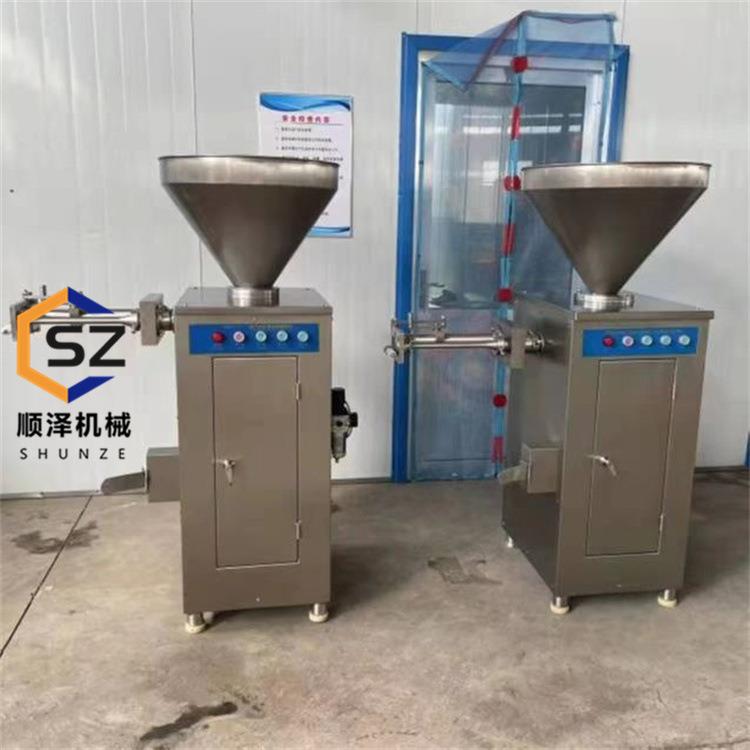 气动定量自动扭结灌肠机 商用自动打结灌肠机 台湾烤肠灌肠机
