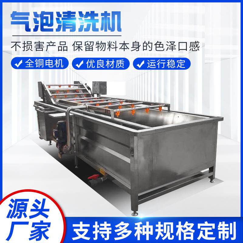 草莓清洗机全自动枇杷果去杂清洗设备喷淋毛刷蓝莓清洗风干线