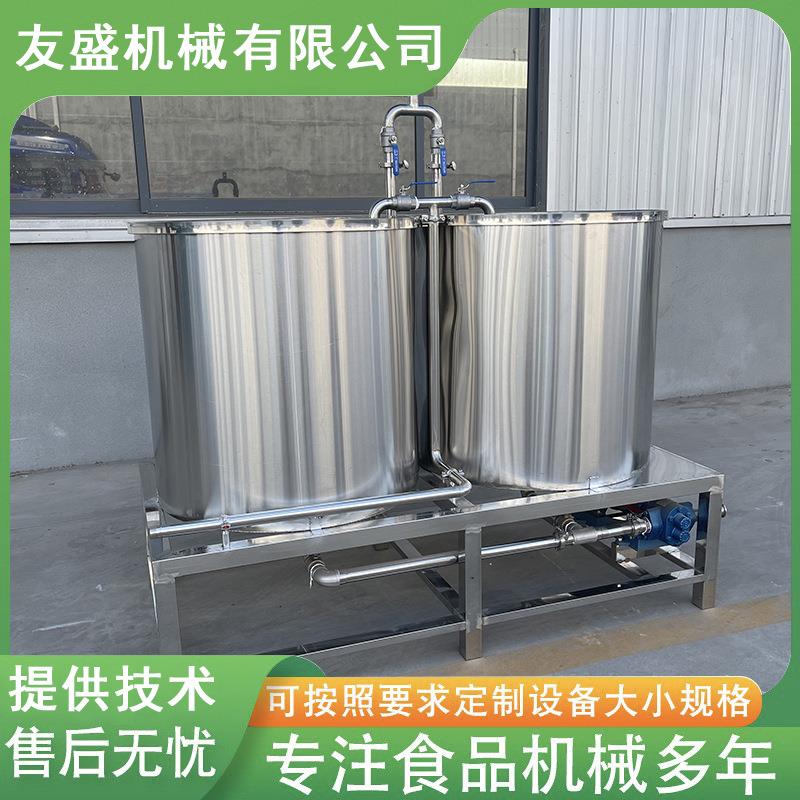商用大型双连不锈钢煮浆机豆浆加热两连三连煮浆设备自动上浆