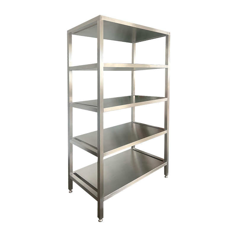 批发不锈钢落地收纳架 员工多层洁净车间整理储物不锈钢货架