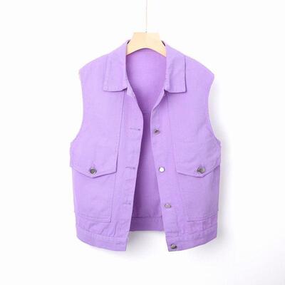 X 99446 Large Pocket Versatile Vest Trendy Slim潮流马甲