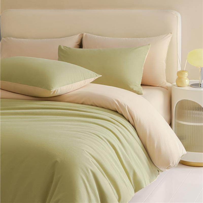 40支长绒棉被套全棉单件秋季加厚磨毛被单单品纯色双拼纯棉被套,床上用品,学生床品套件,淘宝优惠券,粉丝福利购,淘宝优惠卷