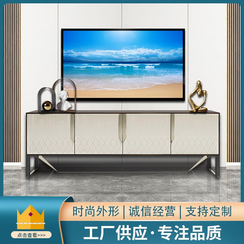 轻奢风格电视柜餐边柜实木柜子不锈钢柜设计师产品装饰柜柜类家具