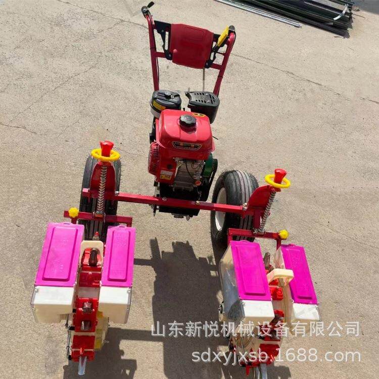 汽双行油米大玉豆播种机双行OSO大豆施肥物机手推式农作追肥机
