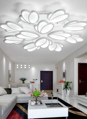 郁金香LED客厅灯简约现代卧室餐厅书房灯吸顶灯具温馨浪漫led灯饰
