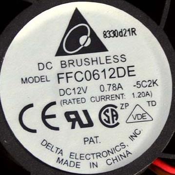 台达DELTA60386CM机箱服务器风扇12V0.78APWM温控FFC0612DE